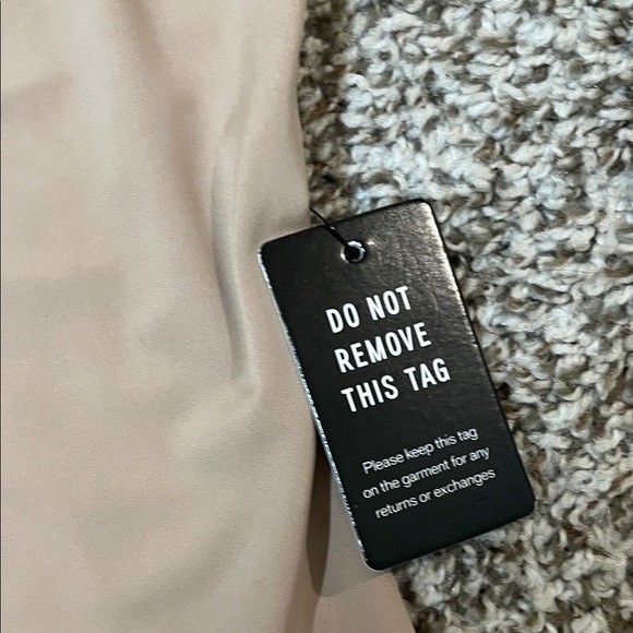 Express Short Sleeve Bodysuit in Beige - Picture 4 of 8